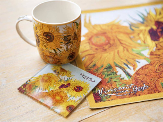 Podkładka szklana - V. van Gogh, Słoneczniki (CARMANI)