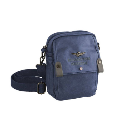 Torba na ramię AERONAUTICA MILITARE City Niebieska