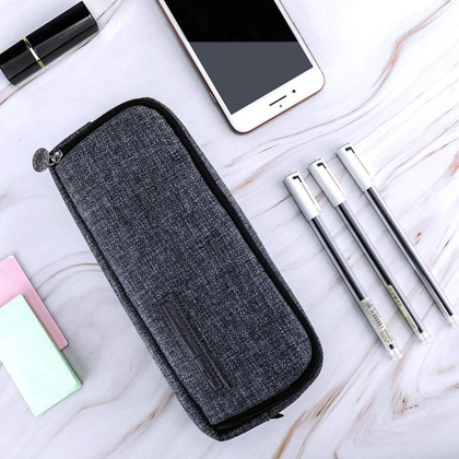 DUŻY PIÓRNIK WIELOFUNKCYJNY SASZETKA TRZYKOMOROWY Grafit PR04CZ