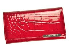 Portfel damski skórzany PELLUCCI BC-114 Czerwony