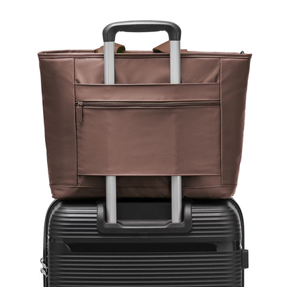 Torba z miejscem na laptop do 15,6" PUCCINI TOTE TD249 2D Brązowa