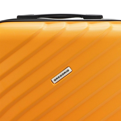 Mała twarda walizka Gregorio W6007 S20 żółta