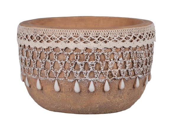 Doniczka ceramiczna boho