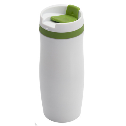 Kubek izotermiczny Viki 390 ml, Zielony / Biały