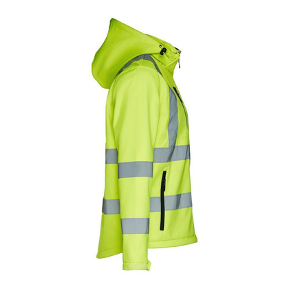 THC ZAGREB WORK. Kurtka softshell o wysokiej widoczności (unisex)