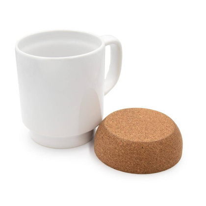 Kubek ceramiczny 370 ml, korkowy element