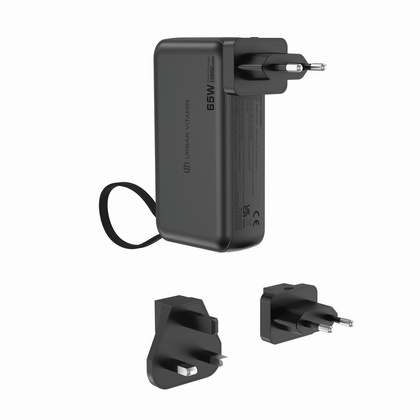 Ładowarka 2 w 1, power bank do laptopa 10000 mAh, 65W Eureka