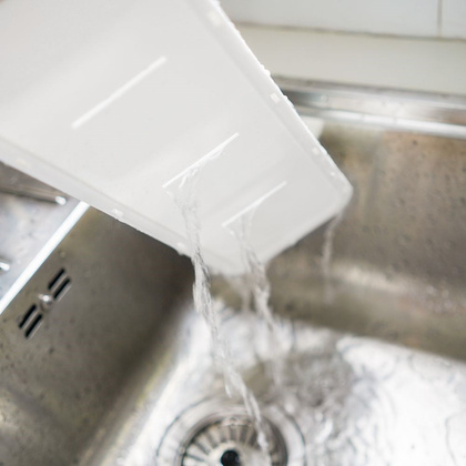 Organizer wkład do szuflady na sztućce biały 39x17x5,5 cm