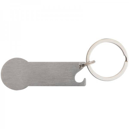 Brelok metalowy STICKIT 158307 Szary
