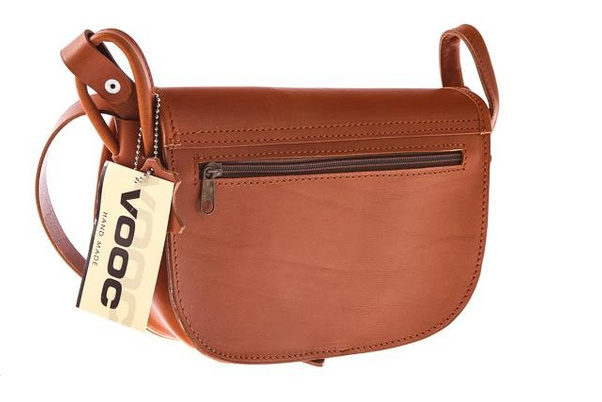 Torebka listonoszka skóra KEMER VOOC Vintage P26 Czarna