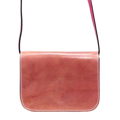 Torebka damska skórzana KEMER 43 Ciemny brąz