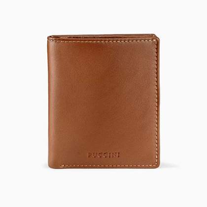 Portfel męski skórzany PUCCINI ZEN ZN9204 2 Brązowy