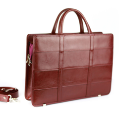 521 Dyplomatka damska pasy-wiśnia KEMER