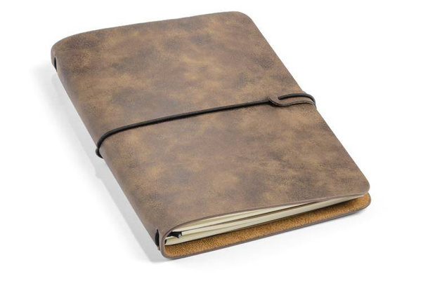 Notes KEMER RETRO A5 podwójny wymienny Brązowy