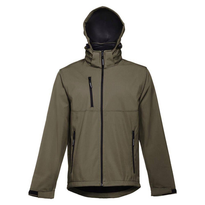 THC ZAGREB. Męska kurtka softshell z poliestru i elastanu