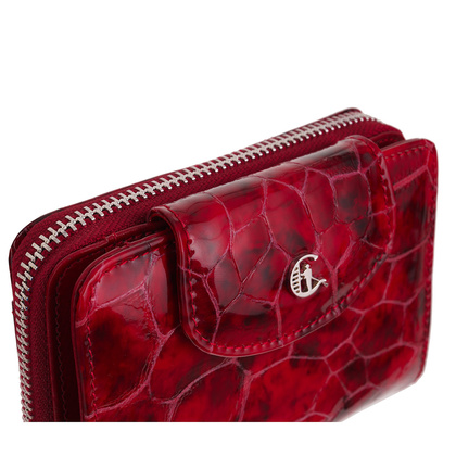 Czerwony portfel damski Canaletto – elegancja, funkcjonalność i ochrona RFID PD1266s90