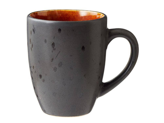 Zestaw kubków 300ml z uchem 4szt. Black/dark  821232