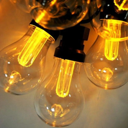 Lampki ogrodowe girlanda do pomieszczeń led 10 żarówek 7,5 m