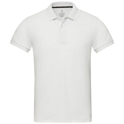 Emerald koszulka polo unisex z recyklingu z krótkim rękawem