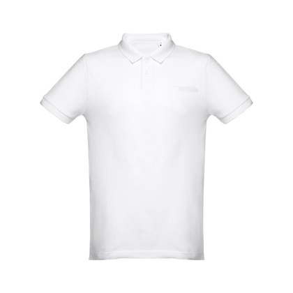THC DHAKA WH. Męski polo t-shirt