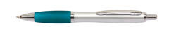Długopis SWAY, srebrny, turkusowy