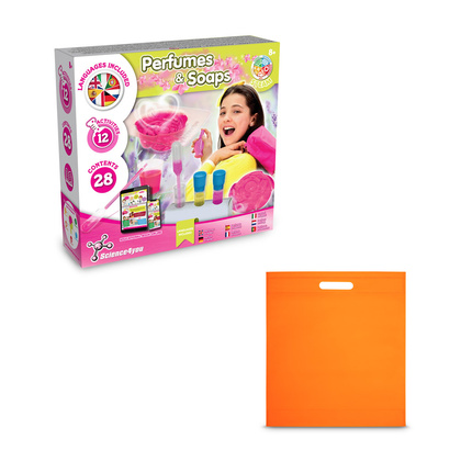 Perfume & Soap Factory Kit IV. Gra edukacyjna dostarczany z torebką prezentową z włókniny