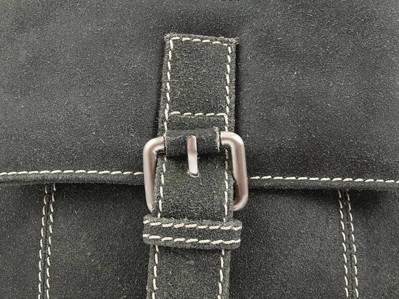 BH-322 NEBRASKA Torba na ramię skórzana Szara