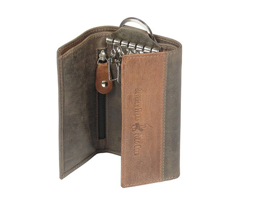 BH-266 OKLAHOMA Etui na klucze Brązowe