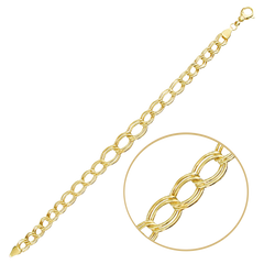 MINET Nowoczesna złota bransoletka Au 585/1000 5,30g