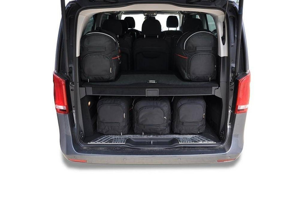 MERCEDES-BENZ KLASA V EXTRA LONG 2014+ TORBY DO BAGAŻNIKA 7 SZT KJUST