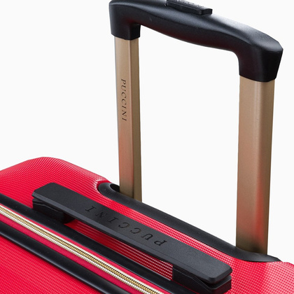 Mała kabinowa walizka PUCCINI LOS ANGELES ABS017C 3 Czerwona