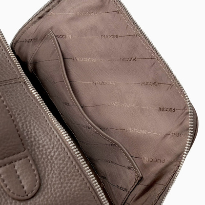 Skórzany plecak damski PUCCINI ROYAL COLLECTION LGD3223 2 Brązowy