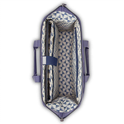Delsey Montrouge Damska fioletowa torba na laptopa 14"