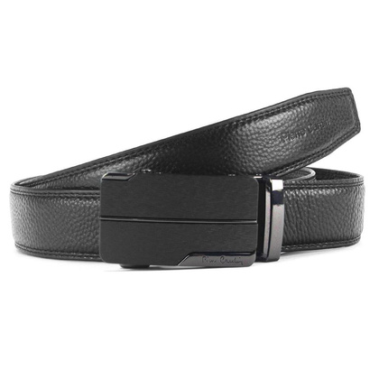 Pasek skórzany męski Pierre Cardin 547 HY08 130 Czarny