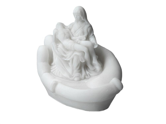Pieta na dłoni 395-0469 Biały