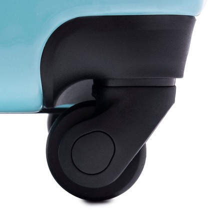 Bardzo mała kabinowa walizka WINGS SAMOCHÓD  XS Błękitna