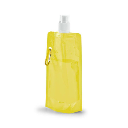 Składana butelka 460 ml, żółta