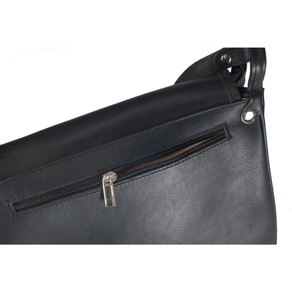 Torebka damska skórzana KEMER B 886/JUCHT Czarna