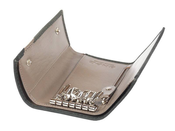 BH-375 SPORT Etui na klucze skórzane Szare