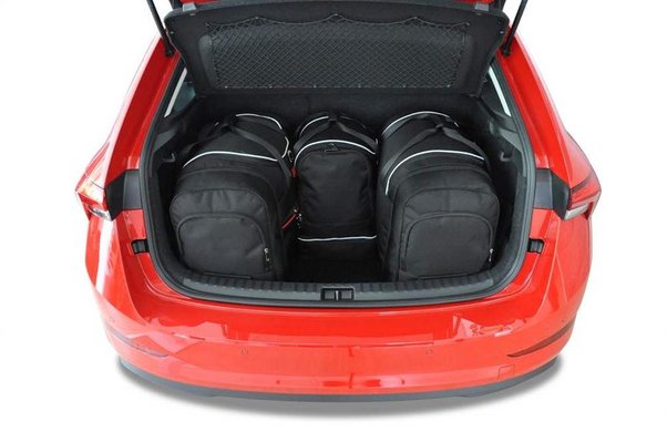SKODA SCALA 2019+ TORBY DO BAGAŻNIKA 4 SZT KJUST