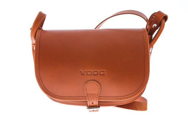 Torebka listonoszka skóra KEMER VOOC Vintage P26 brąz