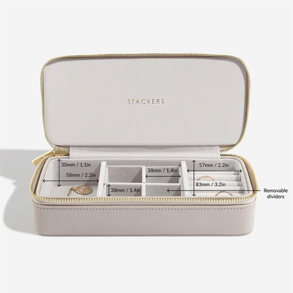 Pudełko podróżne na biżuterię Travel Large Stackers taupe