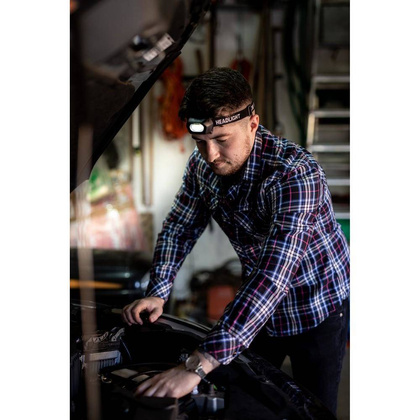 Latarka na głowę ze światłem COB