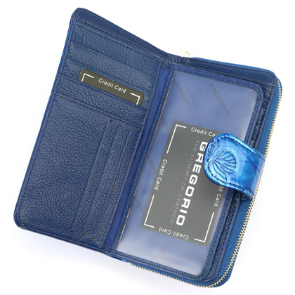 Portfel damski skórzany PELLUCCI BTS-116 Zielony