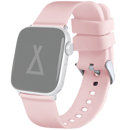 LAVVU Jasnoróżowy silikonowy pasek do zegarka dla APPLE WATCH 38-40 mm