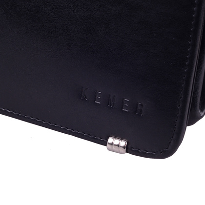 Teczka męska skórzan KEMER B 832/DW-01-S3-231 Czarna