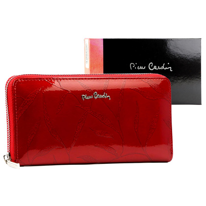 Pierre Cardin Duży damski portfel skórzany 
