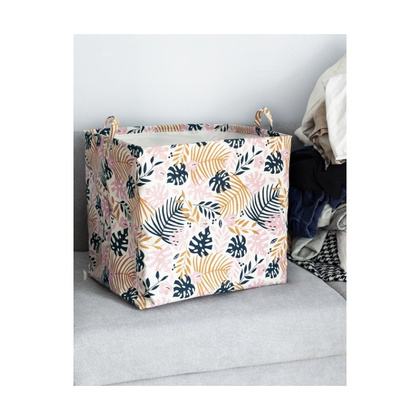 Pojemnik na zabawki kosz, worek na pranie ze ściągaczem 48x38x48 cm OR52WZ1