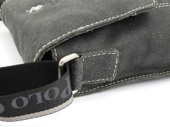 BH-322 NEBRASKA Torba na ramię skórzana Szara