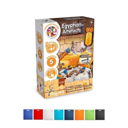 Ancient Egypt Excavation Kit IV. Gra edukacyjna dostarczany z torebką prezentową z włókniny